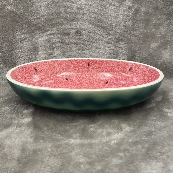 VTG Shafford Original Ceramic Watermelon Bowls 1982 Appx 7.5” - Picture 5 of 7